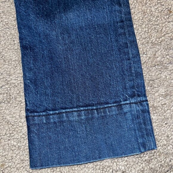 APIECE APART New York Bahia High Waist Straight Leg Dark Wash Blue Jeans EUC - 0 - Picture 4 of 10